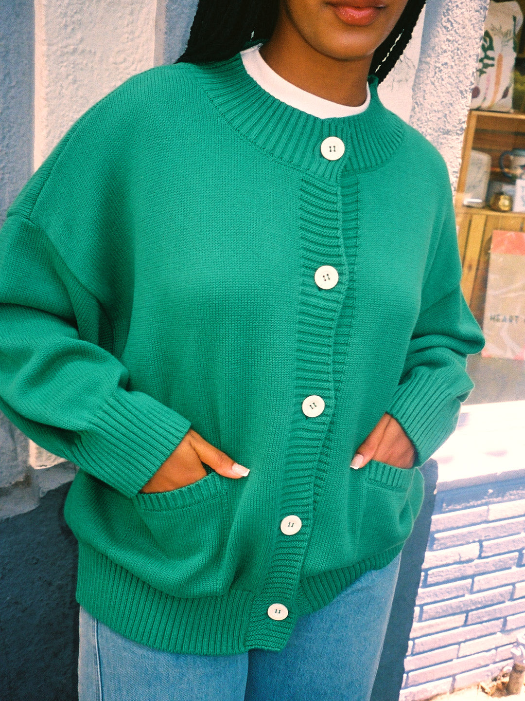 Wendy Cardigan - Green