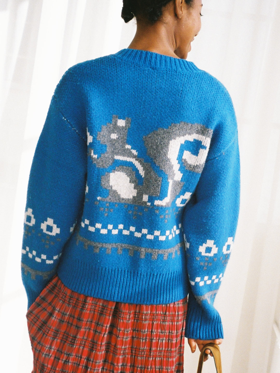 Romily Cardigan - Novelty Squirrel