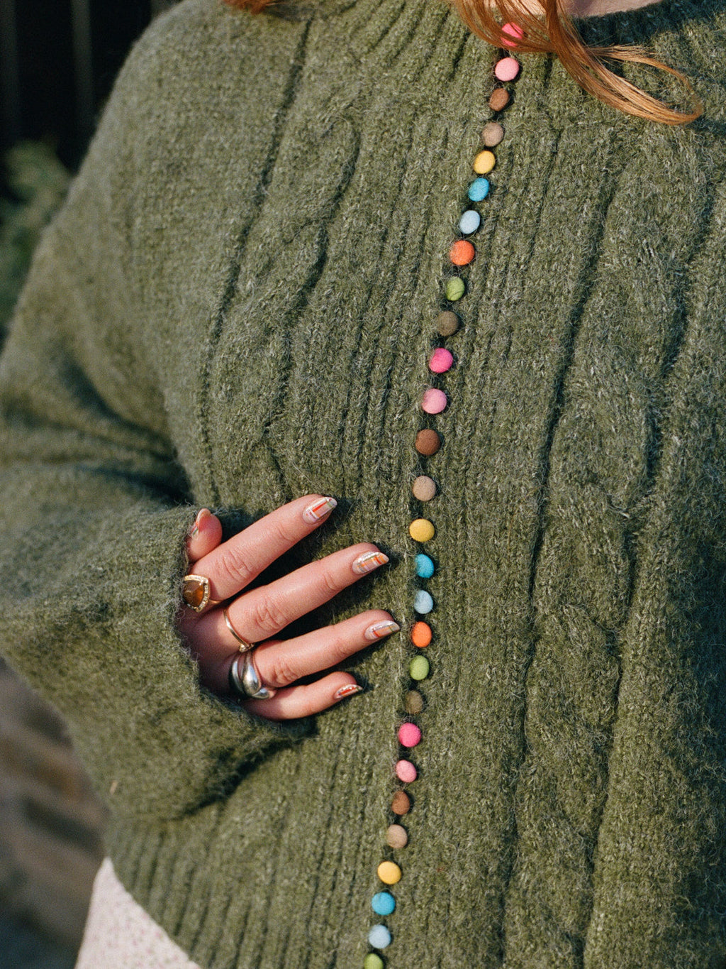 Canonbury Cardi - Hunter Green